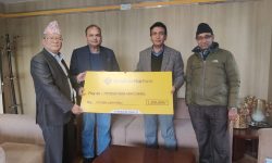 सिद्धार्थ बैंकद्वारा मारवाडी सेवा समिति नेपाललाई १५ लाख सहयोग