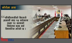 विद्यालय बन्द गर्ने सीसीएमसीको निर्णय, सार्वजनिक ठाउँमा खोप कार्ड अनिवार्य