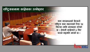 यी हुन् कांग्रेसका उम्मेद्‌वार (नामसहित)