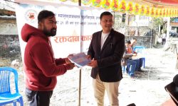 एफ म्यानले गर्‍यो रक्तदान कार्यक्रम