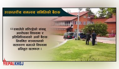 राष्ट्रियसभामा गठबन्धनका उम्मेद्‌वार जिताउन सत्तारुढको घनिभूत छलफल