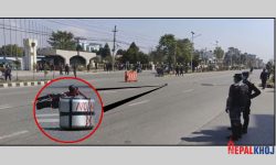 संसद् भवन अगाडि भेटिएको कुकरभित्र इँट्टाको टुक्रा र कागज (भिडियोसहित)