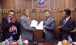 बिमा समिति र नेपाल चार्टर्ड एकाउन्टेन्ट्सबीच सम्झौता