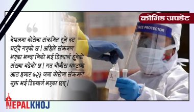 चौबीस घण्टामा ८, ७२३ जना डिस्चार्ज, ३,१७५ नयाँ संक्रमित थपिए