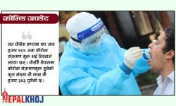 चौबीस घण्टामा ८,७०४ जना डिस्चार्ज, घट्दै संक्रमणदर