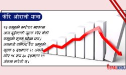 १४ अंकले नेप्से घट्दा ८ अर्ब ६१ करोडको कारोबार
