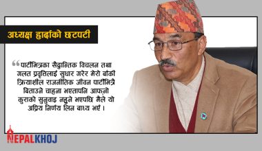 कमल थापाले गरे राप्रपाबाट अलग हुने घोषणा