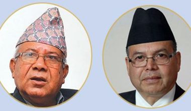 प्रधानमन्त्रीलाई भेटेपछि पार्टीका शीर्ष नेतासँगको छलफलमा माधव, एमसीसीबारे के गर्लान् ?