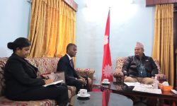 माल्दिभ्समा नेपाली श्रमिक पठाउनेबारे श्रममन्त्री श्रेष्ठ र राजदूतबीच छलफल