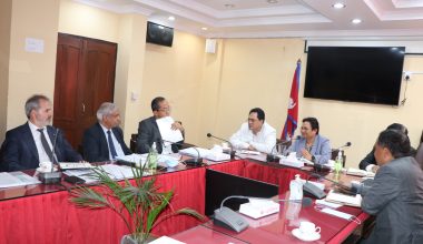 ऊर्जामन्त्री भुसालसँग एडिबीका प्रतिनिधिमण्डलको भेट