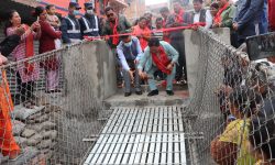 झोलुङ्गे पुलले जोडियो कार्यविनायक र मछिन्द्रबहाल