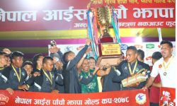 झापा गोल्डकपको उपाधि फेरि आर्मीलाई, झापा फाइनलमा पाँचौं पटक पराजित