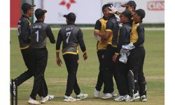 काठमाडाैंमा जारी सिरिजमा मलेसियासँग पीएनजी ८ रनले पराजित