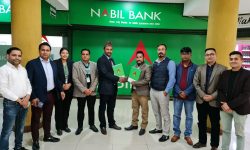नबिल बैंक र नेपाल मोबाइल वितरक संघबीच सम्झौता