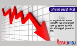 नेप्सेमा दोहोरो अंकको गिरावट, होटेल तथा पर्यटनबाहेक सबै समूहको सूचक रातै