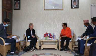 ऊर्जामन्त्री भुसालसँग नर्वेका राजदूतको शिष्टाचार भेट