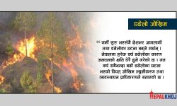 ‘तापक्रम बढ्यो सचेत होऔं : मानवीय कमजोरीकै कारण ९० प्रतिशत डढेलोका घटना !’