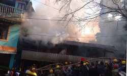 ताप्लेजुङ आगलागीमा ६९ लाखभन्दा बढीको क्षति