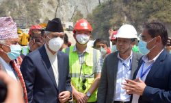 तनहुँ जलविद्युत् आयोजनाको काम समयमै सक्न प्रधानमन्त्रीको निर्देशन