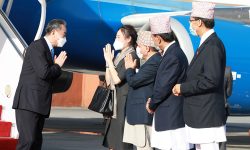 तीनदिने भ्रमणका लागि चिनियाँ विदेशमन्त्री वाङ नेपालमा