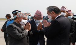 चिनियाँ विदेशमन्त्री वाङ स्वदेश फर्किए (फोटो फिचर)