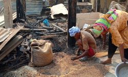 आगलागीपीडित परिवारलाई गाँसबासको समस्या