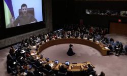 मस्कोमाथि थप प्रतिबन्धको तयारी, राष्ट्रसंघको सुरक्षा परिषद्‌बाट हटाउन जेलेन्स्कीको माग