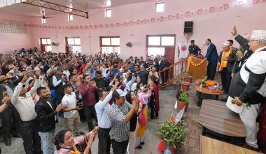 लमजुङको घले गाउँमा एमालेको शक्ति प्रदर्शन (फोटो फिचर)