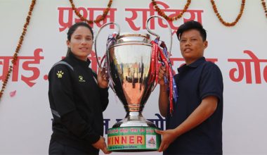 महिला गोल्डकप फुटबल प्रतियोगिताको उपाधिका लागि एपीएफ र पुलिस भिड्दै