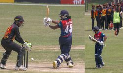 नेपालले उपाधिका लागि पीएनजीलाई दियो १६९ रनको लक्ष्य, दीपेन्द्रले बनाए अर्धशतक