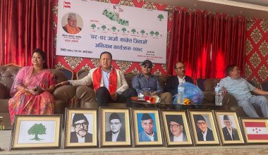 कांग्रसले चुनावी प्रचारलाई काठमाडाैंमा तीव्र बनायो (फोटो फिचर)