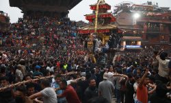 भक्तपुरको प्रसिद्व बिस्काः जात्राको दृश्य !(तस्बिरसहित)