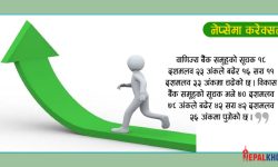 ३५ अंकले नेप्से बढ्दा दुई अर्ब १२ करोडको कारोबार