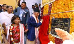 प्रधानमन्त्री देउवाद्वारा वृद्धाश्रम शिलान्यास