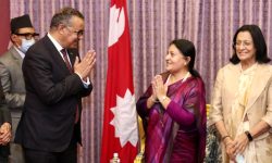 नेपालको स्वास्थ्य नीतिबारे महानिर्देशक टेड्रोसको चासो