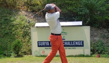 सुर्य नेपाल च्यालेन्जको उपाधि गल्फर भुवन नगरकोटलाई