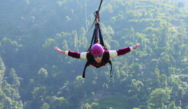 पर्यटन प्रवर्द्धनका लागि त्रिशूली नदीमाथि जीपलाइन