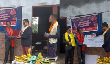 जनकल्याण सामुदायिक पाठशालालाई आर्थिक सहयोग