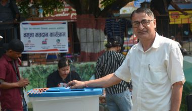 नमुना मतदानमै मत बदर