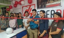 बुटवलको ट्राफिक चोकमा डिशहोम फाइबरनेटको सोरुम