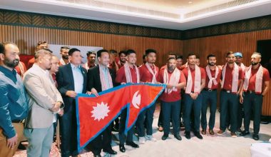 त्रिकोणात्मक एक दिवसीय सिरिजका लागि नेपाली टिम अमेरिका प्रस्थान