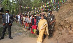 कांक्रेविहारमा राष्ट्रपतिको सयर (तस्बिरसहित)