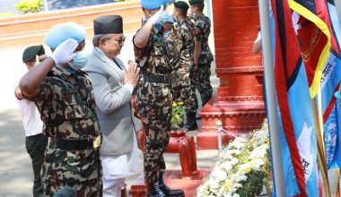 सेनाले मनाइयो अन्तर्राष्ट्रिय शान्ति सेना दिवस