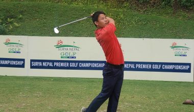 नीरजलाई पछि पार्दै शुक्र उक्लिए सूर्य नेपाल गल्फ च्याम्पियनसिपकाे शीर्ष स्थानमा