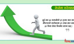 १६ अंकले नेप्से बढ्दा एक अर्ब ८ करोडको कारोबार