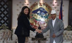 द्विपक्षीय सम्बन्ध प्रगाढ बनाउन देउवा र अमेरिकी उपविदेशमन्त्रीकाे जाेड