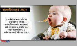 खाना कसरी खुवाउने ?