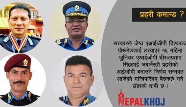 ब्रिफकेसभरि पैसा बालुवाटार पुर्‍याउने नै प्रहरीको आईजीपी, वरीयता र जेष्ठताको ध्यान कसलाई ?