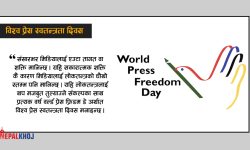 ‘प्रेस स्वतन्त्रतालाई थप परिपक्व र मजबुत तुल्याउने विषयमा दिवसको विशेष महत्त्व’