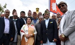 काजी कालु पाँडेको शालिकमा राष्ट्रपतिद्वारा माल्यार्पण (तस्बिरसहित)